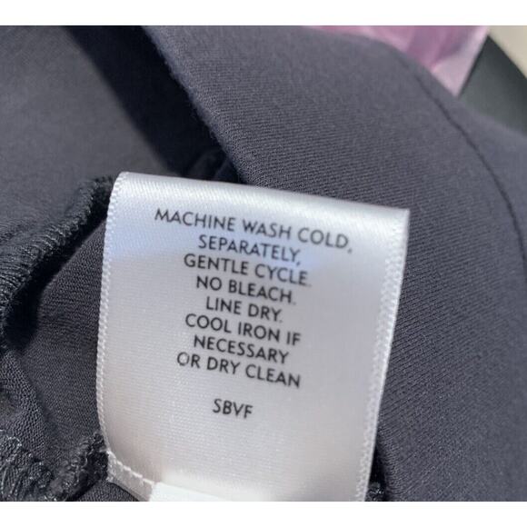 Eileen Fisher Soft Stretch Casual Pull On Pants Pockets Medium Gray - Picture 10 of 10